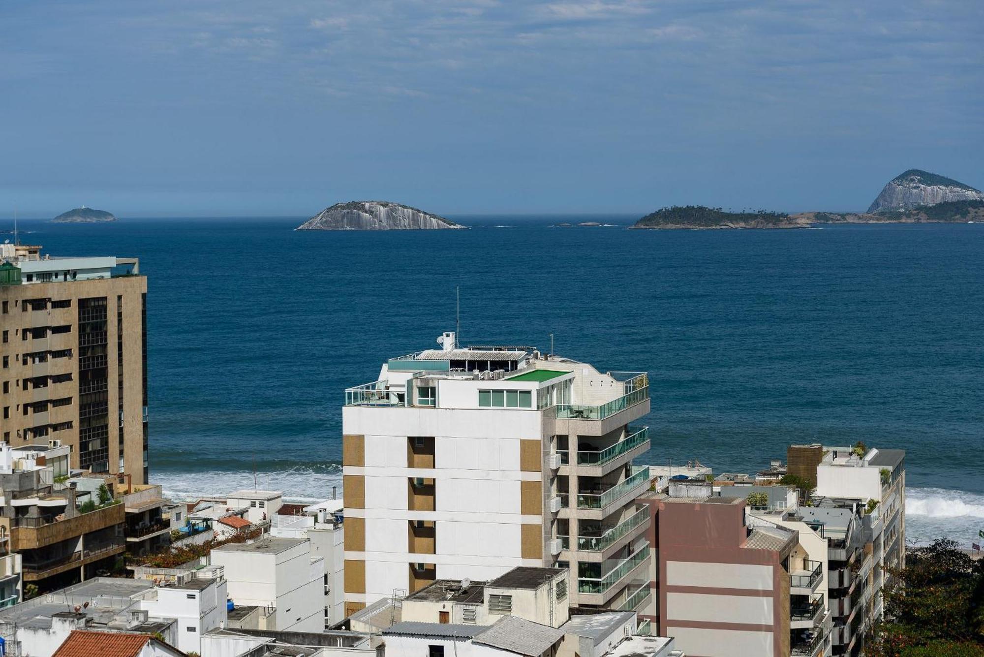 Flat Com Piscina E Varanda Com Vista Mar E Cristo Apartment Rio de Janeiro Exterior photo